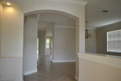 Large lighted foyer