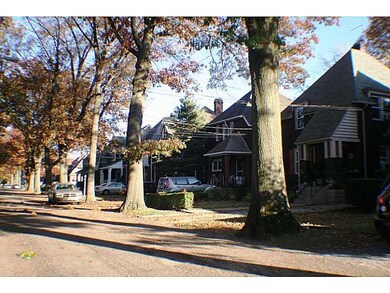 View. The Charming Tree Lined Street