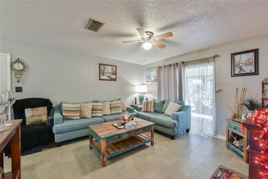 Living room with sliders to porch