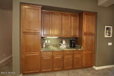 Kitchen Coffee Bar and Pantry Cabinets