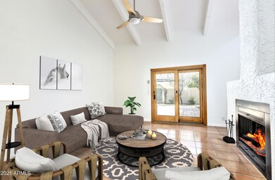 Living Room Virtually Staged