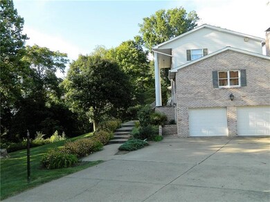 The home is situated for privacy allowing for view