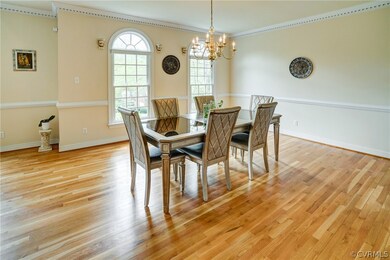 Formal Dining Room with upgraded trim including de
