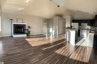 Living, Dining & Kitchen view