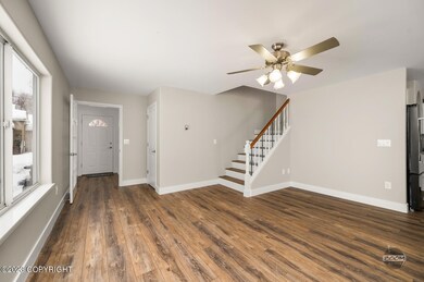 Living lower level  and stairs