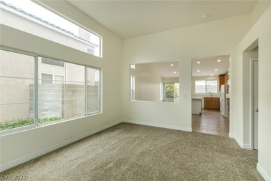 Bright Living room with vaulted ceilings