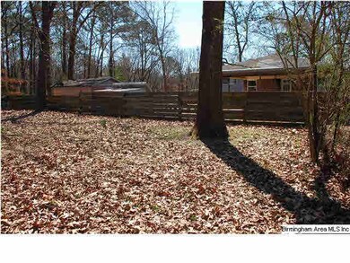 Back Yard with wooden fencing