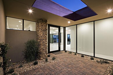 Evening Courtyard Entry