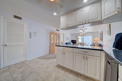 kitchen with tile floor