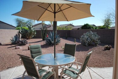 Back extended covered patio