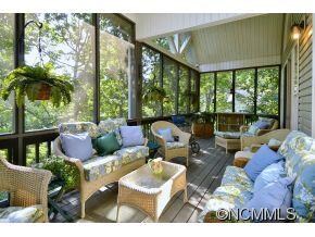 Screened porch main level