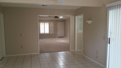 View to living room from AZ room 1