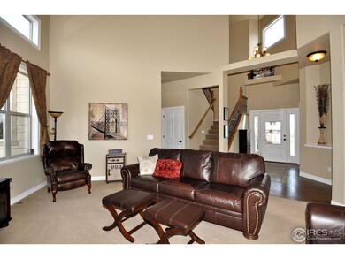 Vaulted ceilings in great room
