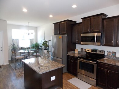 Expresso cabinets and Granite Counter Tops
