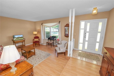 Front entry and living room