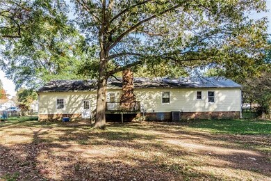 Rear side of home