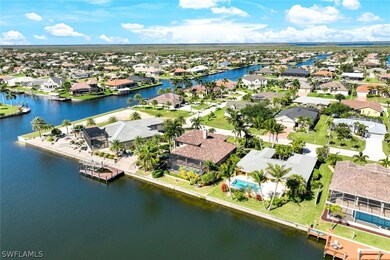 The home is located on a wide Gulf access canal
