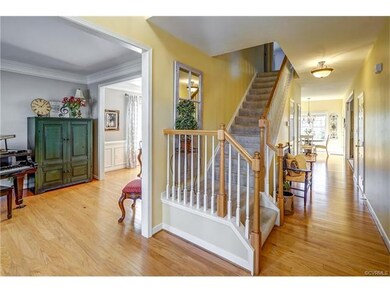Open 2-story foyer.  Hardwoods throughout most of 