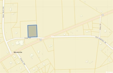 Map showing property parcels