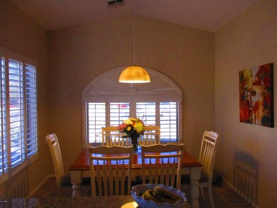 Dining Area/Plantation shutters
