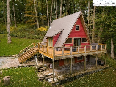Large wrap-around deck.