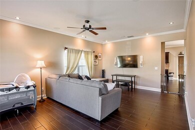 Great Room (at entry); Formal Living & Dining Area