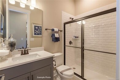 Hall bath shared by 2 first floor guest bedrooms. 