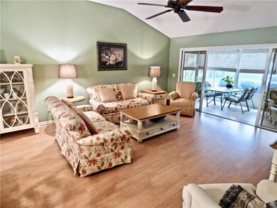 Spacious and open living area with Beautiful Lamin