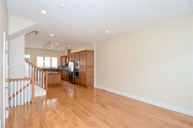 The open living space receives lots of natural lig