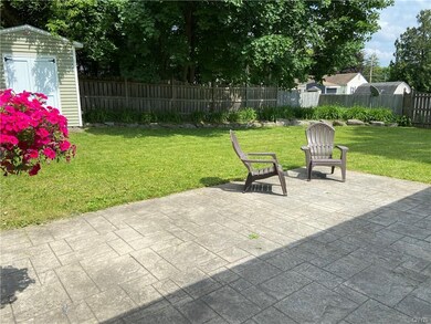Lovely patio in fully fenced back yard.