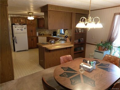 kitchen and dining room