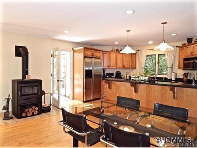Dining area/wood stove