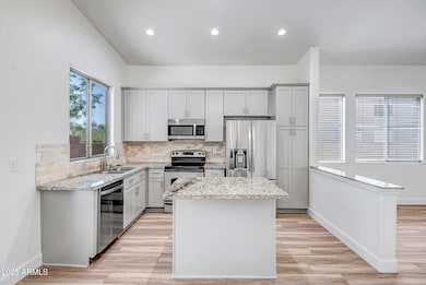 Kitchen from eating area