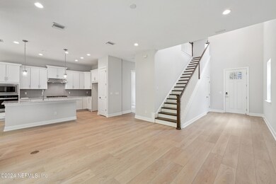 Great Room, Kitchen and Foyer