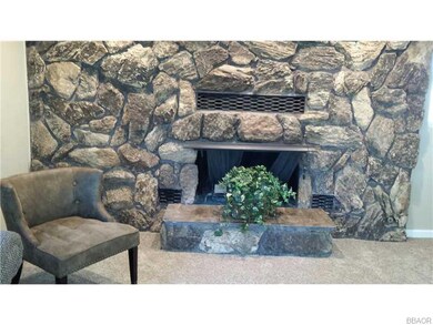 Fireplace.