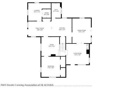 2D Floor Plan for 1741 West Gratiot Coun