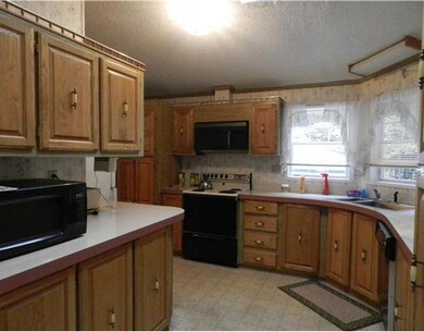 Kitchen. Kitchen is a semi-circle...