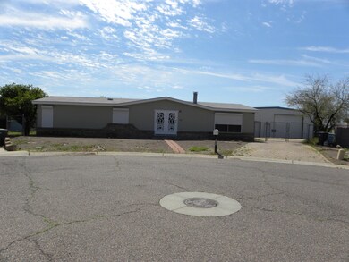 Front view with RV parking