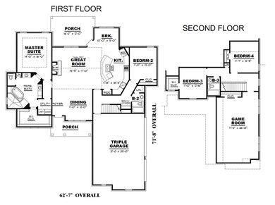 Belmont floor plan - THIS LISTING IS 2 CAR GARAGE