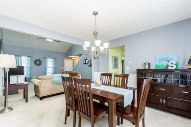 Dining Room Open to LIving Room