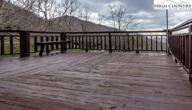 The Deck. The deck affords a spacious area for out