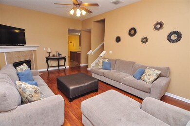 The open floor plan makes it easy to entertain you