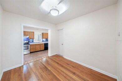 Dining room adjacent to the kitchen.