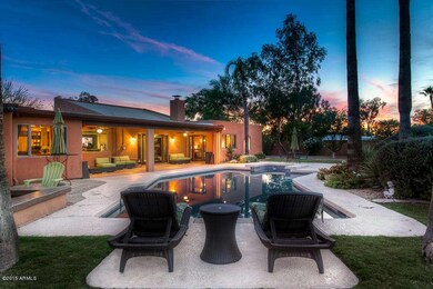 Back Yard at Twilight