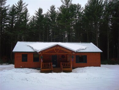 Lots of pine trees to protect you from the wind.