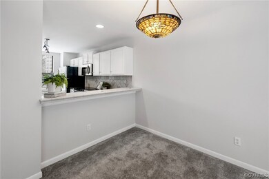 The dining area is perfect for entertaining