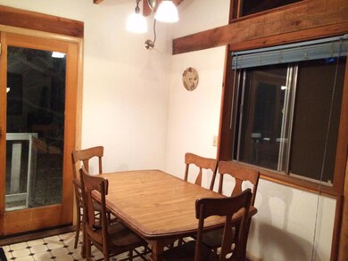 Dining area lots of windows