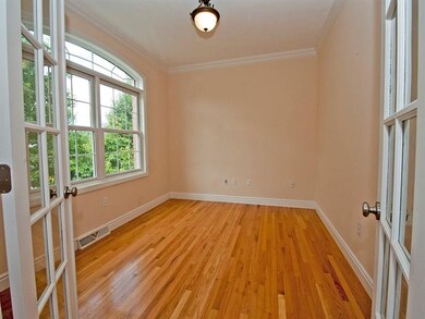 OFFICE W/FRENCH DOORS, HARDWOOD FLOORING, CROWN MO