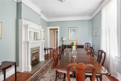 2nd parlor is elegant dining room with Craftsman s