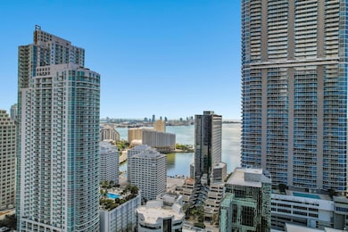 Enjoy these captivating bay and city views from this lovingly maintained 23rd-floor corner unit located in the heart of Brickell, Miami’s financial district!